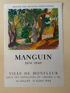 Original Manguin Ville De Honfleur 1968 Mourlot Litho Poster - Picture 1 of 2