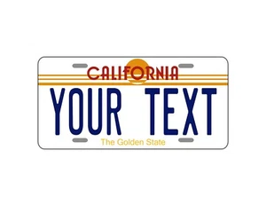 TARGA/PLACA DECORATIVA DE CALIFORNIA PERSONALIZZATA PERSONALIZZATA - Foto 1 di 6