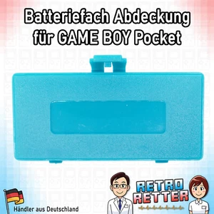 GAME BOY Pocket GBP Cubierta de batería GameBoy Tapa de batería en turquesa - Imagen 1 de 2