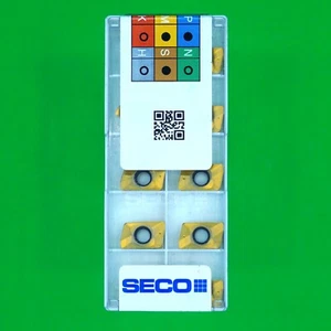 SECO XOMX120408TR-M12  F40M  Wendeschneidplatten 10 Stück NEU - Picture 1 of 6
