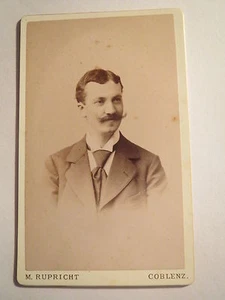 Coblenz - Koblenz - Mann mit Bart im Anzug - Portrait / CDV - Picture 1 of 2