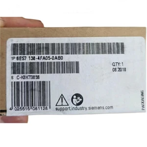 6ES7138-4FA05-0AB0 1PCS NEW SIEMENS 6ES7138-4FA05-0AB0 Electronics Module - Picture 1 of 2