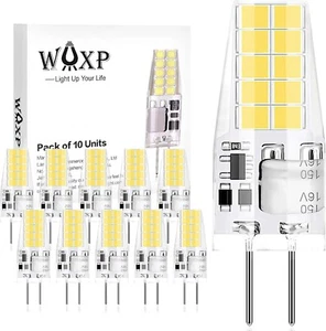 WAXP G4 LED Bulb 3W 220Lm 6000K Cool White Non Dimmable Pack of 10 - Picture 1 of 3