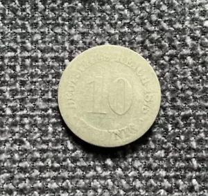 10 Pfennig 1875 C Deutsches Kaiserreich KM# 4 (A) - Bild 1 von 2