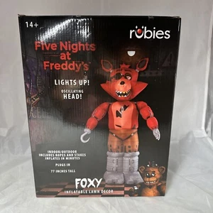 Five Nights at Freddy's Foxy Halloween 77" animiert aufblasbar - 6-1/2' Rubine - Bild 1 von 10
