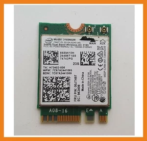 Modul WLAN Lenovo Yoga 520 500 700 Ideapad 320s 3165NG Wi-Fi Modul 00JT497 - Afbeelding 1 van 1