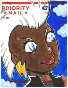 80s Storm graffiti slap X-Men label 228 Marvel - Picture 1 of 1