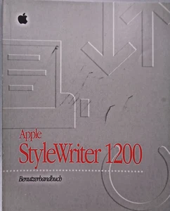 APPLE MACINTOSH -- APPLE STYLEWRITER 1200 BENUTZERHANDBUCH - Bild 1 von 7