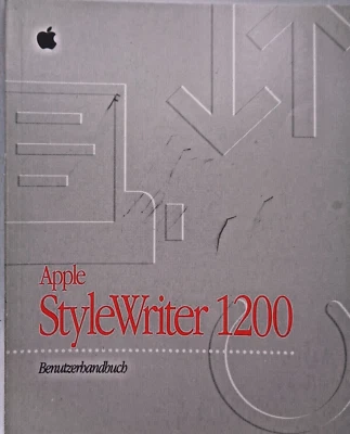 APPLE MACINTOSH -- APPLE STYLEWRITER 1200 BENUTZERHANDBUCH - Bild 1 von 4