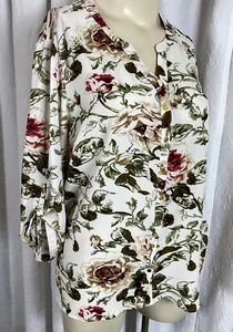 Established 1962 Damen Plus Size Pullover Floral Bluse Gr. 3X - Bild 1 von 3
