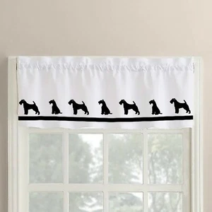 Lakeland Terrier Dog Window Valance/Curtain *Your Choice of Colors* - Picture 1 of 8