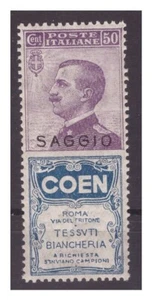 Regno 1924 - Publicidad Ensayo Coen 50C. Nuevo MNH - Imagen 1 de 1