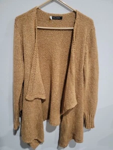 Volcom Women’s Open Front Cardigan Sz XS/S 8/10 Long Sleeve Brown - Picture 1 of 6