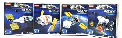 Lot 4 Sluban Kids Space Station Building Blocks New Sealed Combine - Image 1 of 4