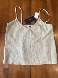 NWT Rusty Australia Surf Safari Green Cami Top Women’s Size M - Picture 1 of 3