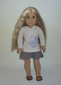 SPLENDIDA RAGAZZA AMERICANA 2014 VERAMENTE ME 18" CAPELLI LUNGHI BIONDI OCCHI CASTANI - Foto 1 di 13
