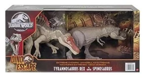 Jurassic World Tyrannosaurus Rex VS Spinosaurus Figurenset Dinosaurier NEU - Bild 1 von 7