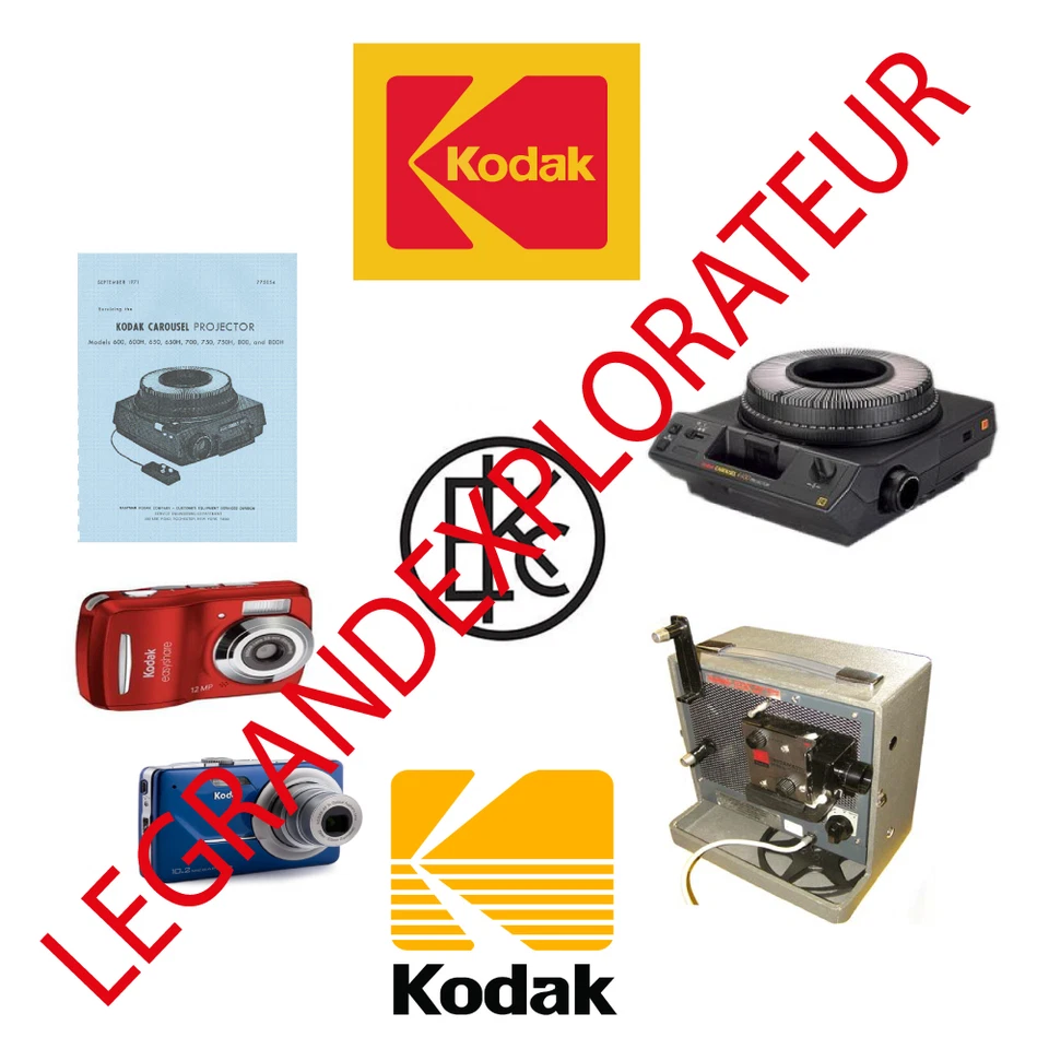 Ultimate  Kodak  repair parts and service manuals  (70 PDFs manual s on DVD) - Image 1 of 1