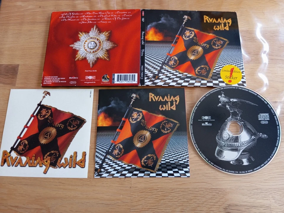 RUNNING WILD Victory LTD DIGI & sticker! Grave Digger Gamma Ray Blind Guardian - Bild 1 von 1