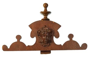 Alter Uhren Aufsatz Zierteil f Uhrengehäuse Regulator Wanduhr Uhrmacher clock - Bild 1 von 3