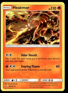 Heatmor Uncommon SM - Burning Shadows 24/147 LP Pokémon TCG - Picture 1 of 2
