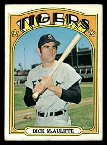 1972 Topps #725 Dick McAuliffe - VG-VGEX *TedsCardShack* - Picture 1 of 2