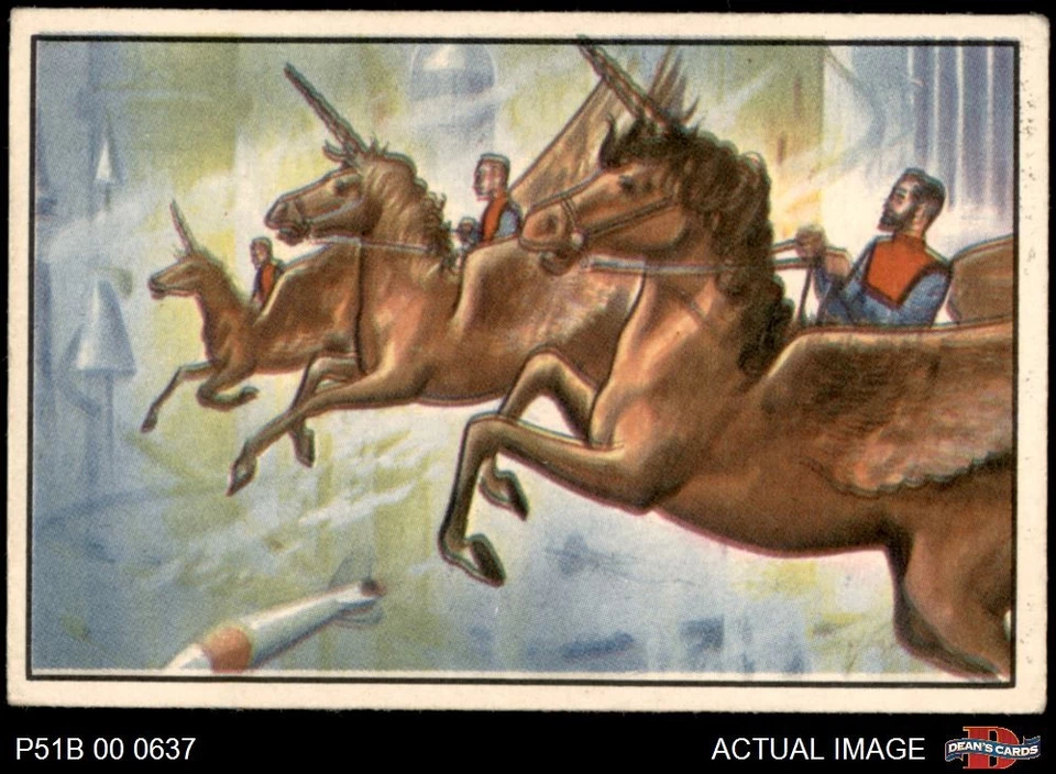 1951 Bowman Jets Rockets and Spacemen #92 Palace in the Sky 4 - VG/EX - Image 1 of 1