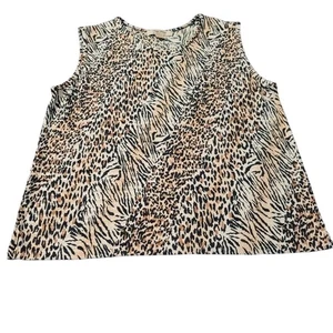 Plissee Pleat by Rafael Damen Tank Top Mehrfarbig Größe Large 100% Polyester - Bild 1 von 12