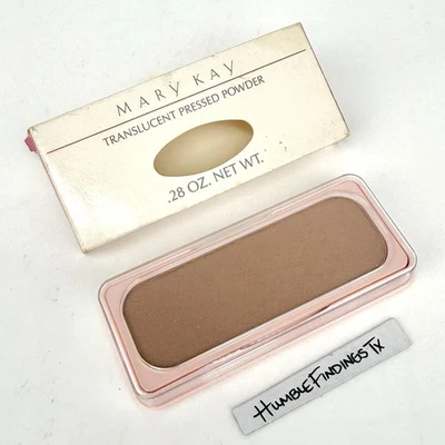 Polvo Prensado Translúcido Vintage Mary Kay TOPACIO SUAVE Retro Rosa Pan Rectángulo Foto 1 de 4
