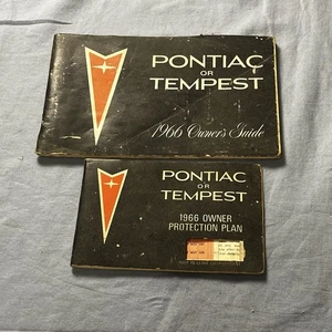 Vintage 1966 Pontiac Tempest Owner's Guide And Protection Plan Booklet Original - Bild 1 von 18