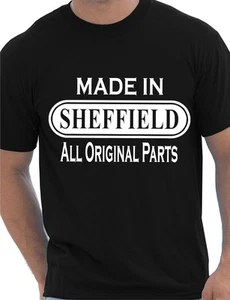 Camiseta Made In Sheffield From Sheffield Regalo para Hombre Talla S-XXL - Imagen 1 de 7