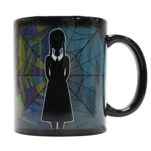 Wednesday Addams Kaffeebecher mit Wärmeeffekt - Zaubertasse Ophelia Hall - Bild 1 von 6