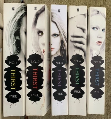 Thirst Complete Series 1-5 set by Christopher Pike - 1 2 3 4 5 PB lot Vampires - Image 1 of 2
