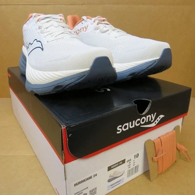 Zapatos para correr Saucony Hurricane 24 (para hombre talla 10 D)... color principalmente blanco Foto 1 de 4