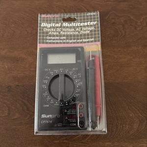 Multimetro digitale Sunpro CP 7674 funzionante con scatola e istruzioni - Foto 1 di 3