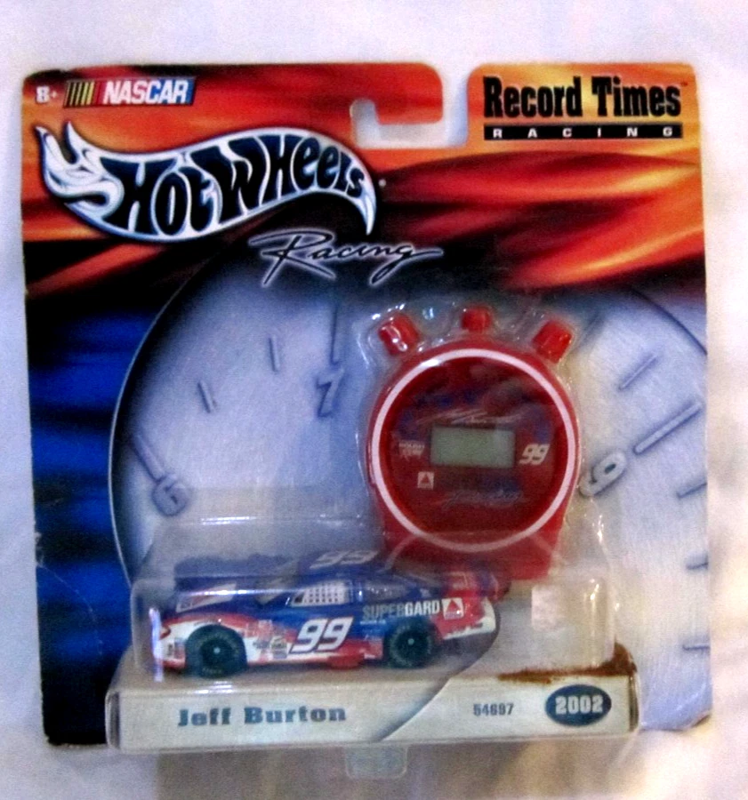 Hot Wheels Record Times 2002 Mark Martin 6 Pfizer Racing NASCAR Stop Watch