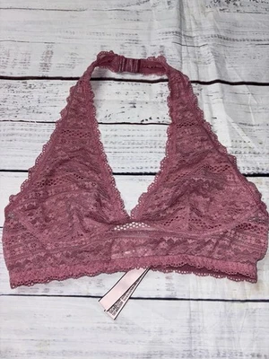 Victoria’s Secret Very Sexy Unlined Lace Bralette Bra Pink Size Small - Image 1 of 4