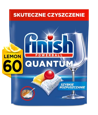 Finish Quantum Zitrone Spülmaschinenkapseln 624 G (60 Stück) - Bild 1 von 4
