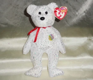 Ty Beanie Babies Baby Decade 22 de enero de 2003/2002 con etiquetas de error PE Pellets - Imagen 1 de 4