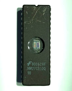 NM27C010Q 90nS 128Kbx8 UV Eprom PDIP-32 Genuine Fairchild tested erased x 1 pcs - Picture 1 of 1