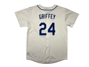 SEATTLE MARINERS weiß Retro #24 KEN GRIFFEY JR BASEBALL TRIKOT Shirt Damen L - Bild 1 von 9