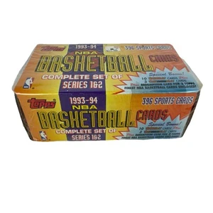 Topps 1993-94 NBA Basketball Series 1 & 2 Complete Set SEALED 396 Cards - Picture 1 of 11