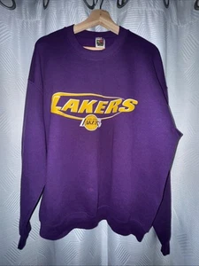 Sudadera De Colección Años 90 Los Angeles Lakers Cuello Redondo NBA Hombre’s Talla XL - Imagen 1 de 6