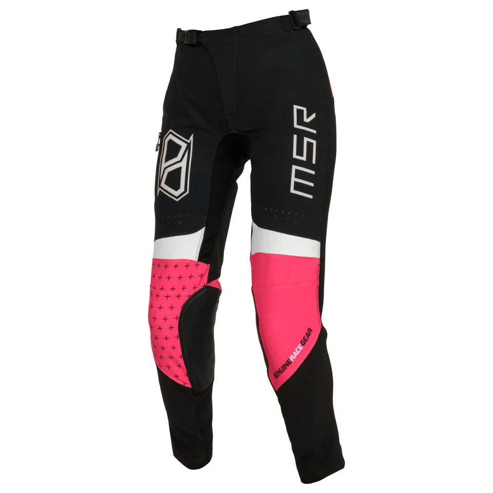 MSR Women's Nova Motocross Off road/ Dirt Bike Pants Black & Pink Foto 1 de 1