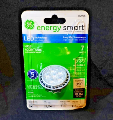 Luz de acento regulable LED MR16 GE 7W Energy Smart - 89945 Foto 1 de 4