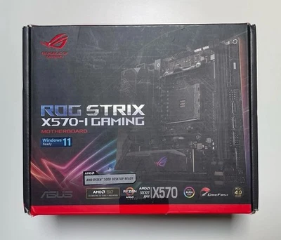 SCHEDA MADRE ASUS X570-I ITX GAMING RGB MOTHERBOARD - Image 1 of 4