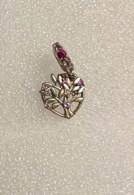 Pandora Charm Anhänger Herz Lebensbaum 925er Silber - Bild 1 von 4