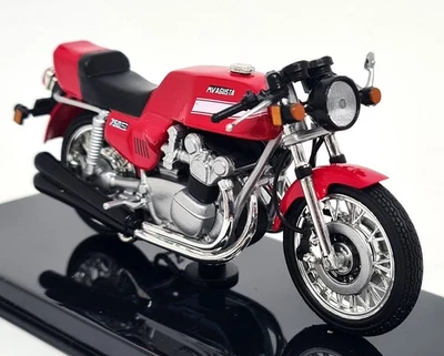 Atlas 1/24 MV Agusta 750S America 1973 Red + Plinth 9CM Scale Model Motorbike — 第 1/4 张图片