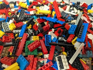 1 KG LEGO ✔️ Kiloware gemischt Steine Räder Platten Star Wars Ritter Kilo Pirat - Bild 1 von 24