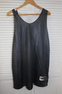 DON ALLESON ATHLETICS MESH TANK X LARGE BLACK MESH WHITE MESH LINING - Picture 1 of 3